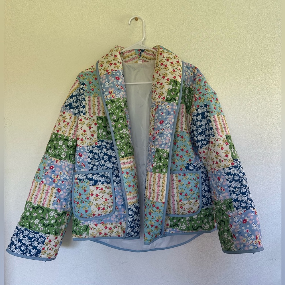 Floral Patchwork Women's Jacket